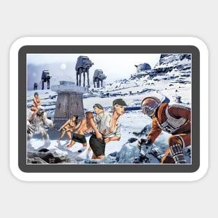 Wet Hoth Imperial Summer Sticker